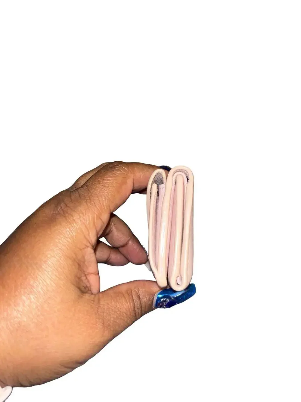 Balenciaga Papier Mini Trifold Wallet in Pink Leather